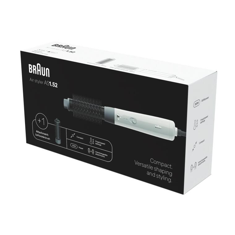 Braun BRAS152E Air Styler AS1.52 Saç Kurutma Makinesi ve Şekillendirici, 2 Başlıklı