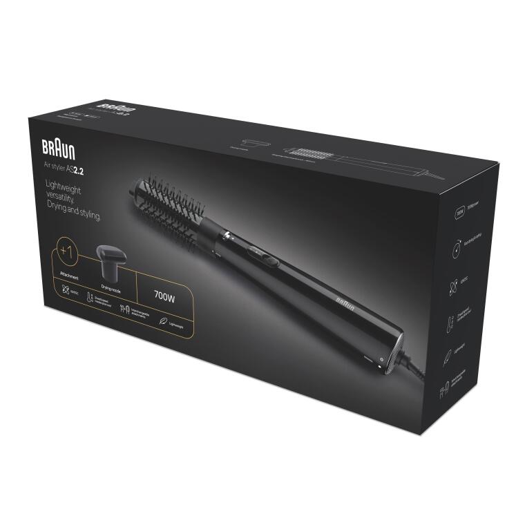 Braun BRAS220E Air Styler AS2.2 IONTEC Saç Kurutma Makinesi ve Şekillendirici, 2 Başlıklı