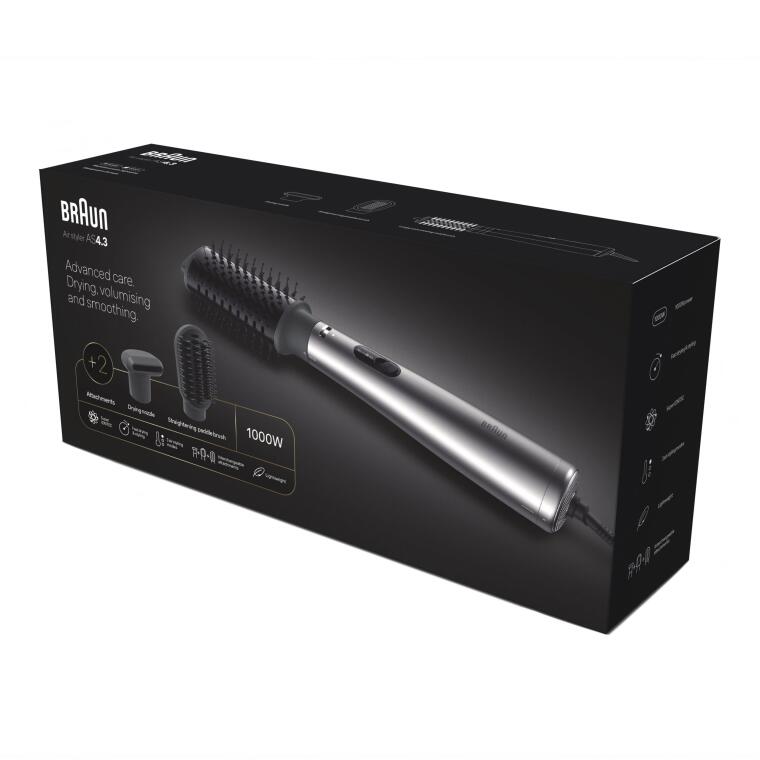 Braun BRAS430E Air Styler 4.3 IONTEC Saç Kurutma Makinesi ve Şekillendirici, 3 Başlıklı