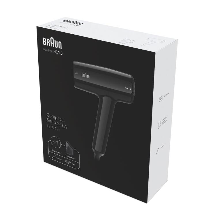 Braun BRHD150E HD1.5 Saç Kurutma Makinesi, 1 Başlıklı, 1800W