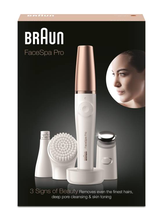 Braun FaceSpa Pro 911 Şarjlı Yüz Epilatörü 3’ü 1 Arada Epilasyon ve Cilt Bakım Seti