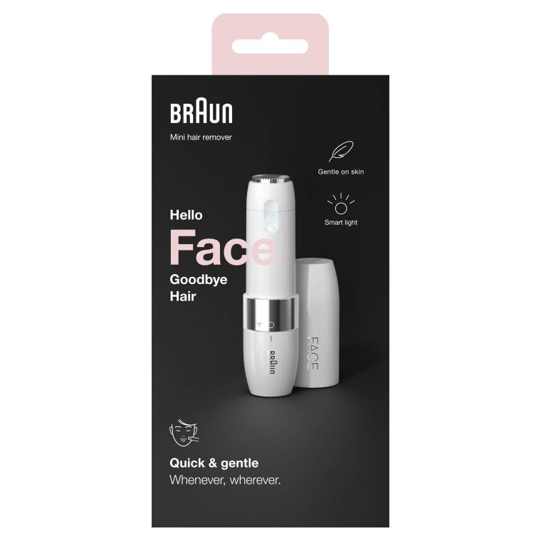 Braun FS1000 Mini Tüy Alma Makinesi + Pil ve Temizleme Fırçası, Seyahat Boy, Kablosuz Kullanım