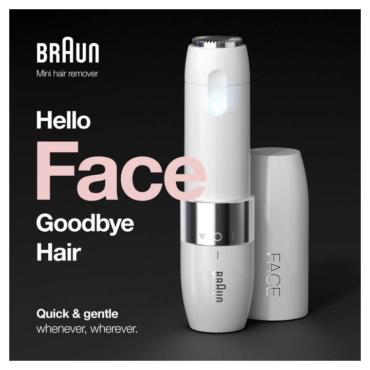 Braun FS1000 Mini Tüy Alma Makinesi + Pil ve Temizleme Fırçası, Seyahat Boy, Kablosuz Kullanım
