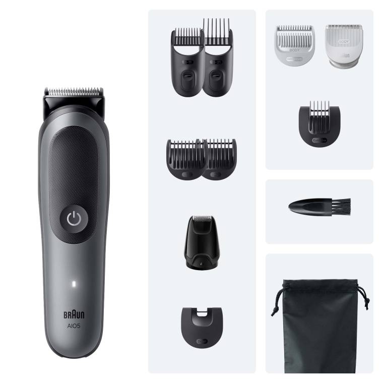 Braun Hepsi Bir Arada Series 5, 11’i 1 arada Tıraş Kiti, Keskin Bıçak, Vücut Tıraşı AIO5560