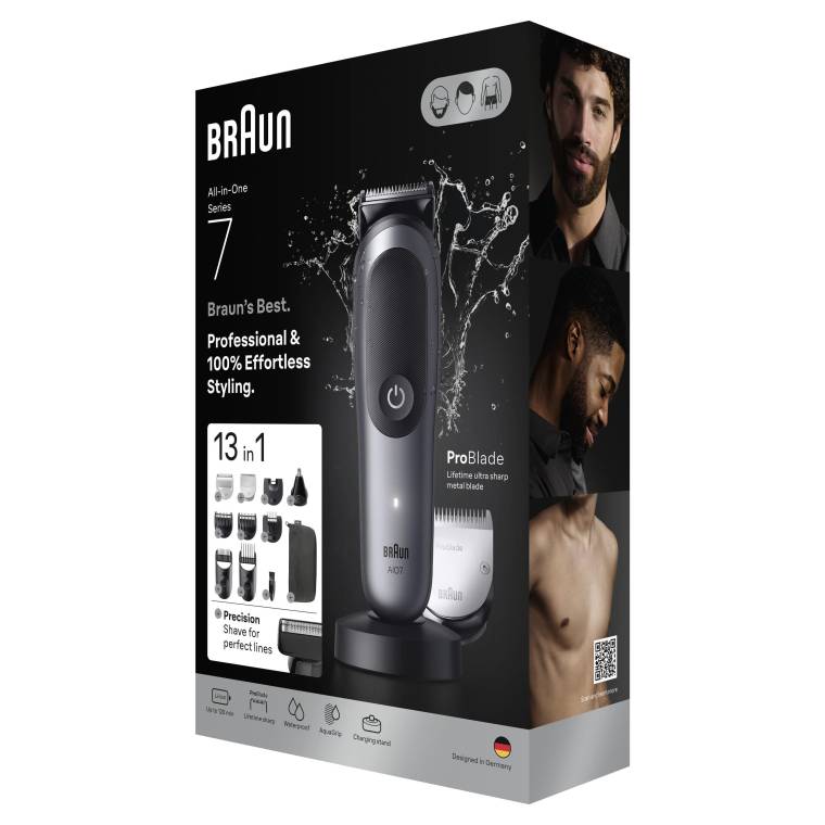 Braun Hepsi Bir Arada Series 7, 13'ü 1 arada Tıraş Kiti, ProBlade, AutoSense, AIO7560