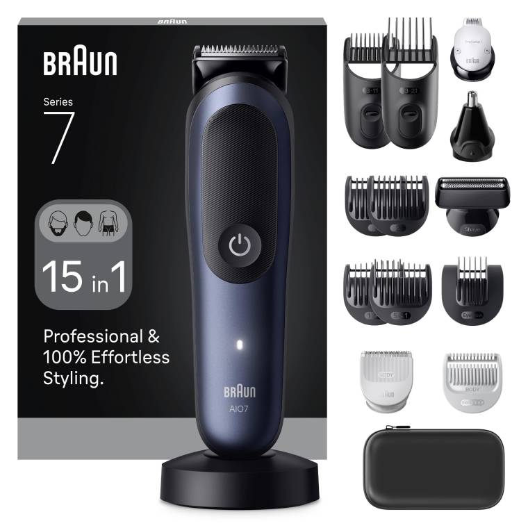 Braun Hepsi Bir Arada Series 7, 15'i 1 arada Tıraş Kiti, ProBlade, AutoSense, AIO7580