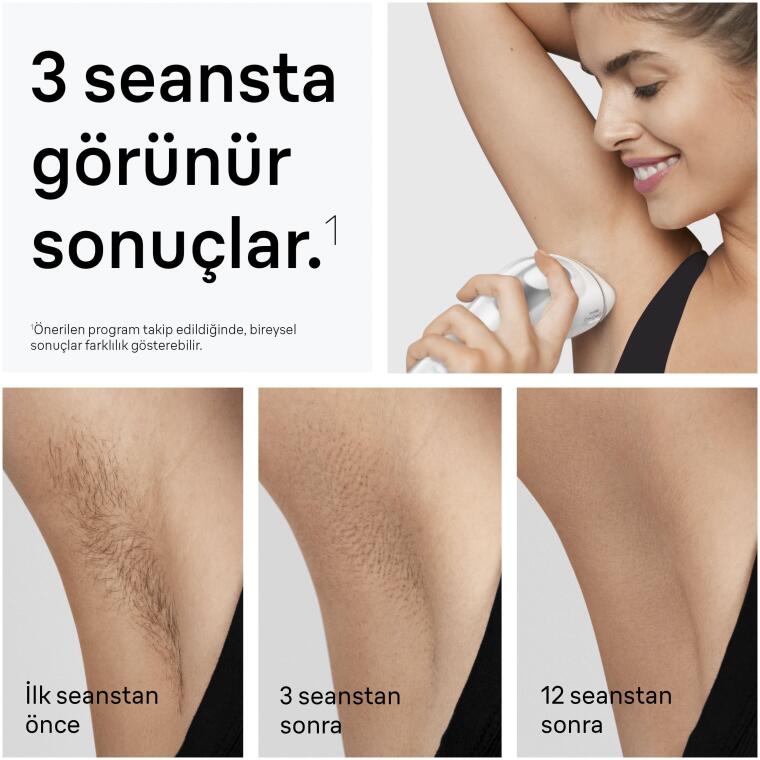 Braun IPL Silk·expert Pro 3, Evde Tüy Alma, Çanta, Venus Tıraş Makinesi, 2 Başlık ile, PL3122