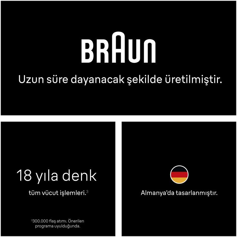 Braun IPL Silk·expert Pro 3, Evde Tüy Alma, Çanta, Venus Tıraş Makinesi, 2 Başlık ile, PL3122