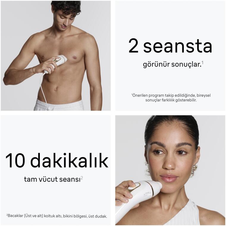 Braun IPL Silk·expert Pro 5, Evde Lazerle Tüy Alma, Çanta, Gillette Venus, 3 Başlık, PL5311