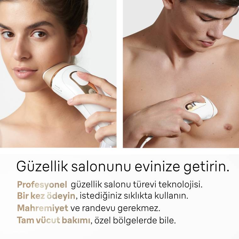 Braun IPL Silk·expert Pro 5, Evde Tüy Alma, Çanta, Venus Tıraş Makinesi, 2 Başlık ile, PL5152