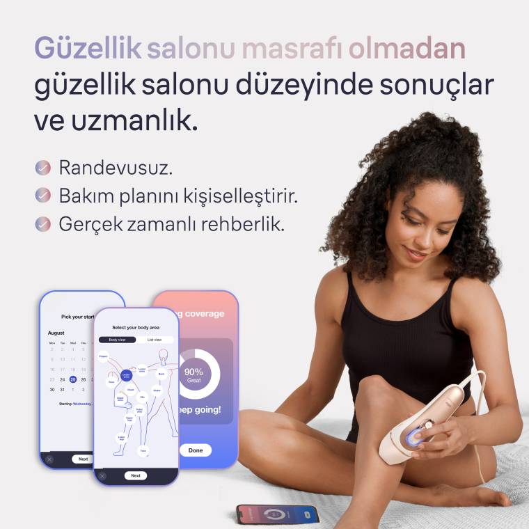 Braun IPL Skin i·expert, Evde Tüy Alma, Ücretsiz Uygulama, Çanta, Gillette Venus, 2 Başlık, PL7147