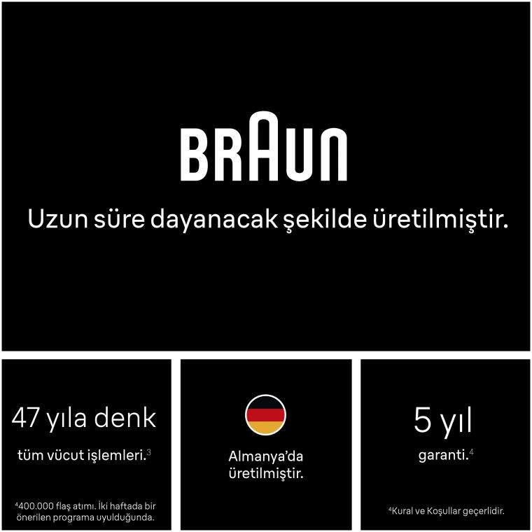Braun IPL Skin i·expert, Evde Lazerle Tüy Alma, App ile, Çanta, Gillette Venus, 4 Başlık, PL7431