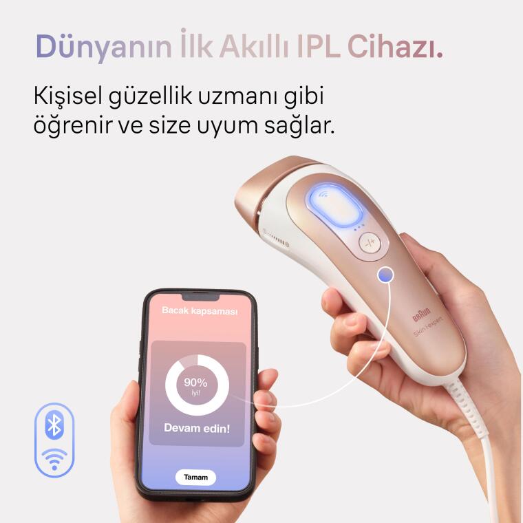 Braun IPL Skin i·expert, Evde Tüy Alma, Ücretsiz Uygulama, Çanta, Gillette Venus, 3 Başlık, PL7257