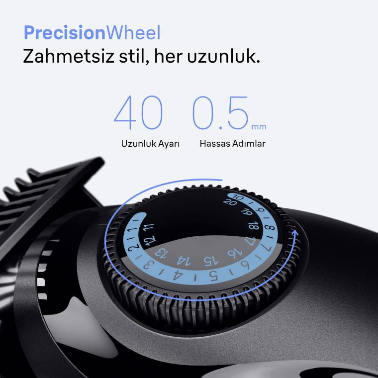 Braun Sakal Düzeltici Series 3, +3 Aksesuar, 40 Uzunluk, Keskin Bıçak, BT3520