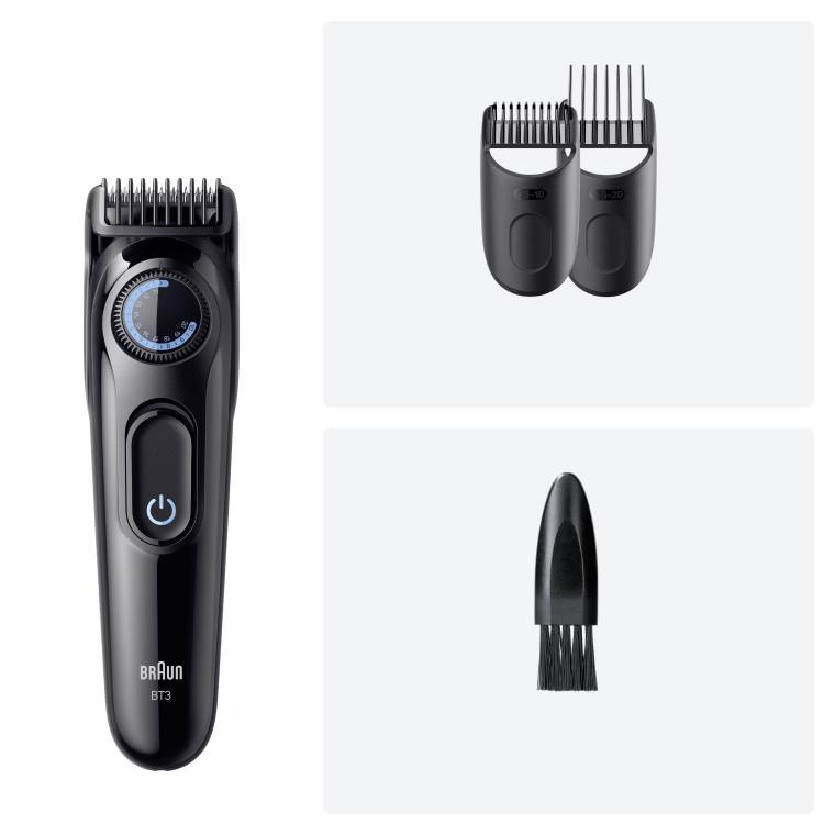 Braun Sakal Düzeltici Series 3, +3 Aksesuar, 40 Uzunluk, Keskin Bıçak, BT3520