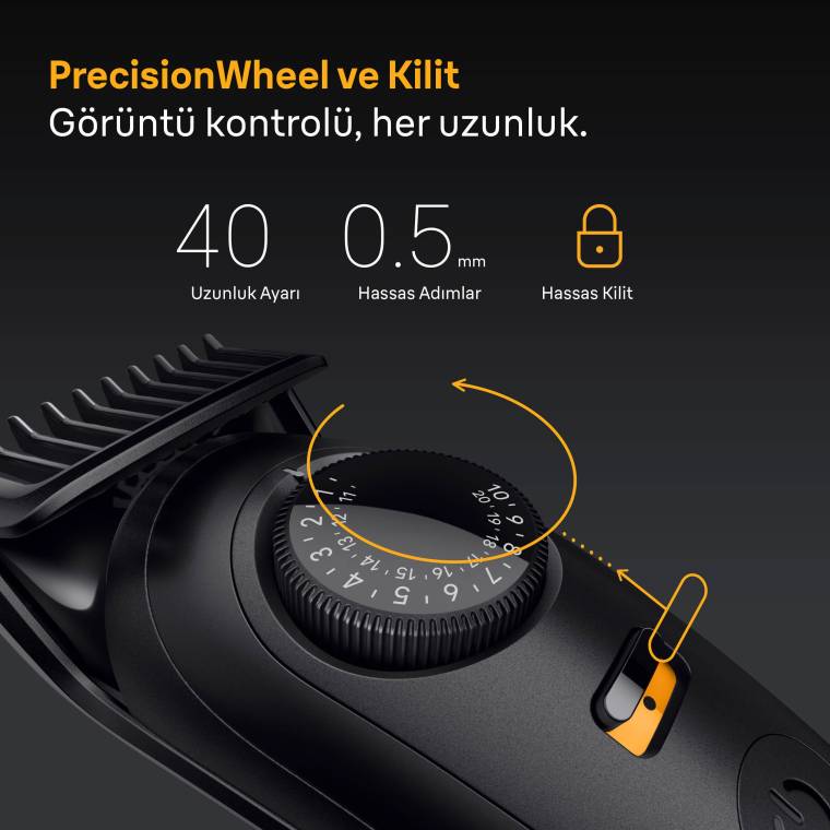 Braun Sakal Düzeltici Series 5, +4 Aksesuar, 40 Uzunluk, Keskin Bıçak, BT5520