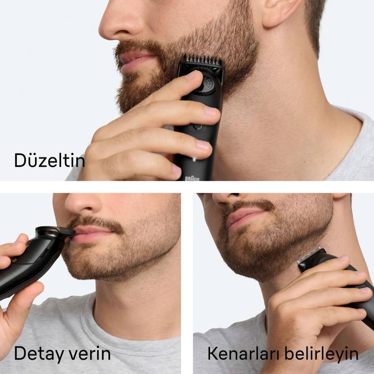 Braun Sakal Düzeltici Series 5, +4 Aksesuar, 40 Uzunluk, Keskin Bıçak, BT5520