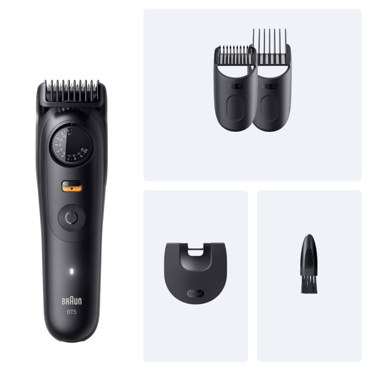 Braun Sakal Düzeltici Series 5, +4 Aksesuar, 40 Uzunluk, Keskin Bıçak, BT5520