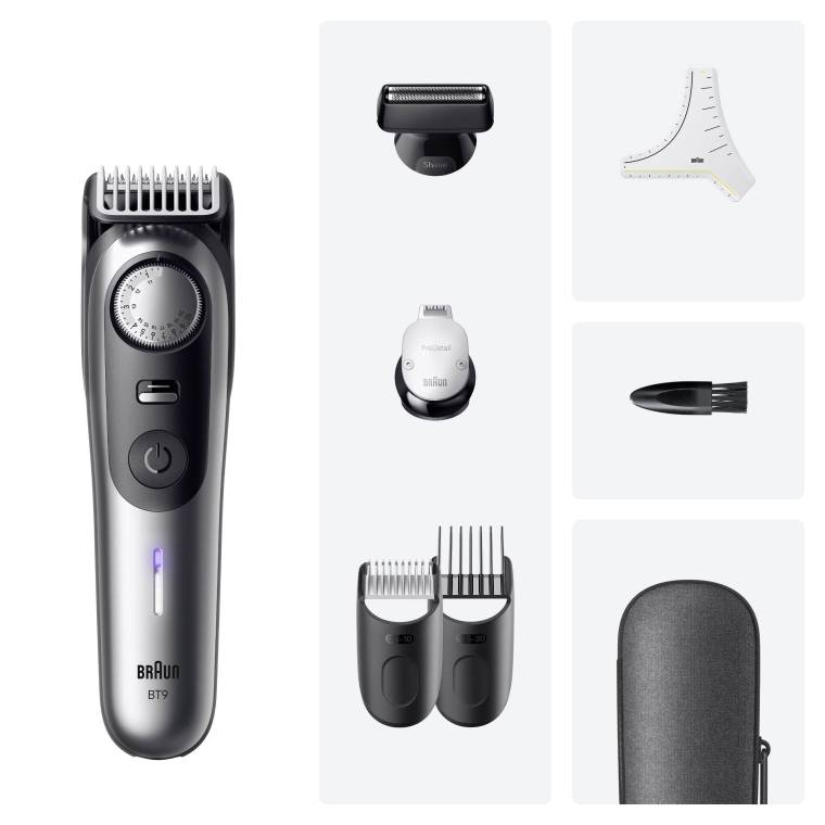 Braun Sakal Düzeltici Series 9, +7 Berber Ekipmanları, 52 Uzunluk, ProBlade, BT9520