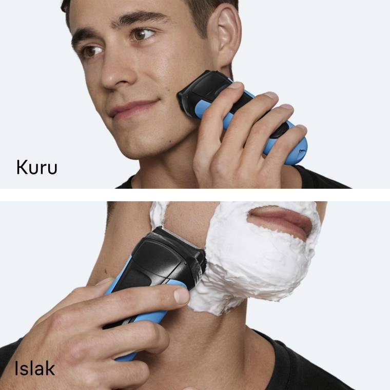 Braun Series 3 Elektrikli Tıraş Makinesi, Islak ve Kuru, 310S