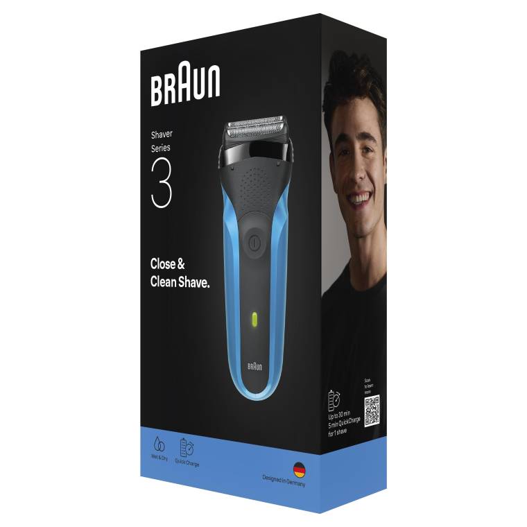Braun Series 3 Elektrikli Tıraş Makinesi, Islak ve Kuru, 310S