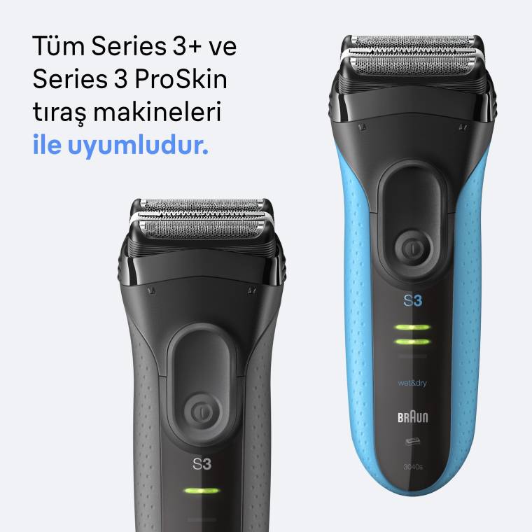 Braun Series 3+ Elektrikli Tıraş Makinesi Yedek Başlığı, 32B