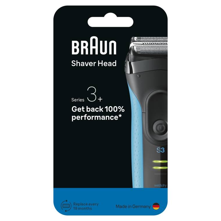 Braun Series 3+ Elektrikli Tıraş Makinesi Yedek Başlığı, 32B