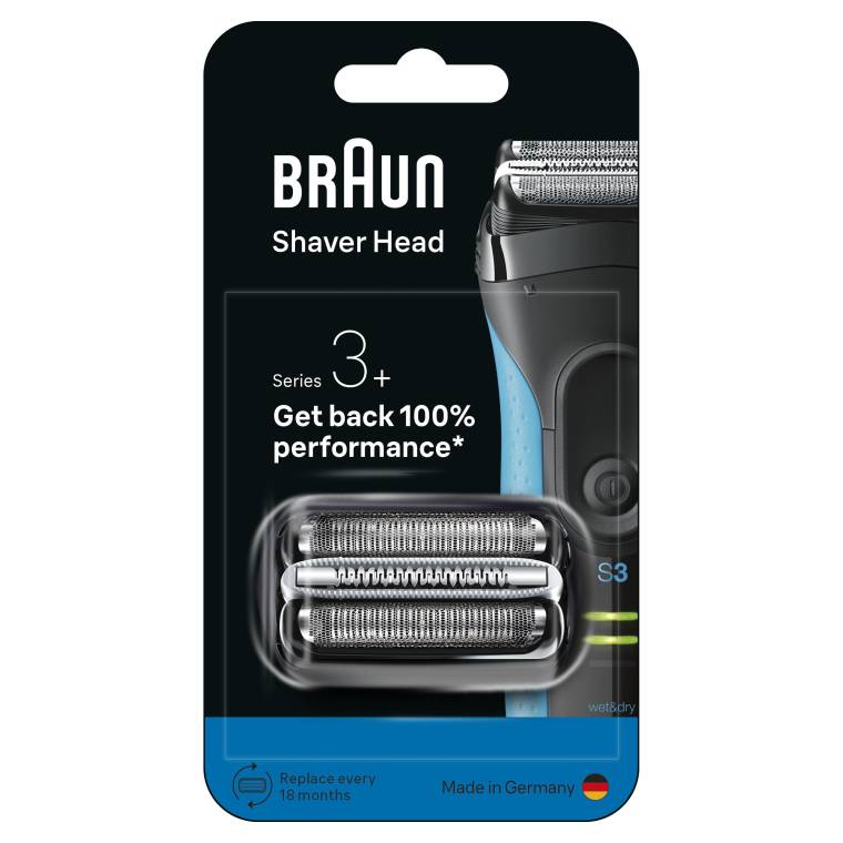 Braun Series 3+ Elektrikli Tıraş Makinesi Yedek Başlığı, 32B