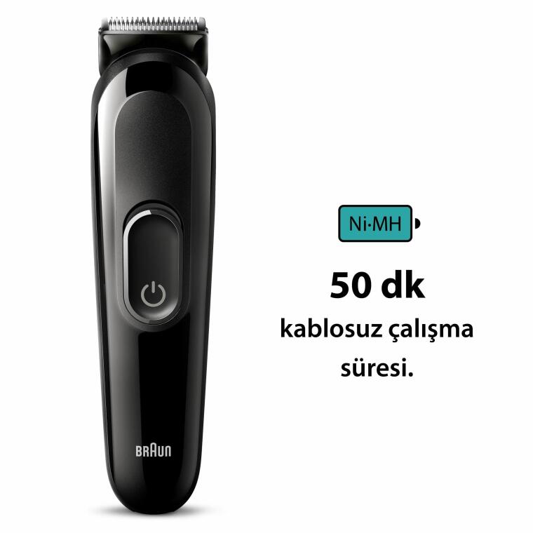 Braun Series 3 MGK3410 Hepsi Bir Arada Şekillendirme Seti, 6’sı 1 Arada Erkek Bakım Kiti
