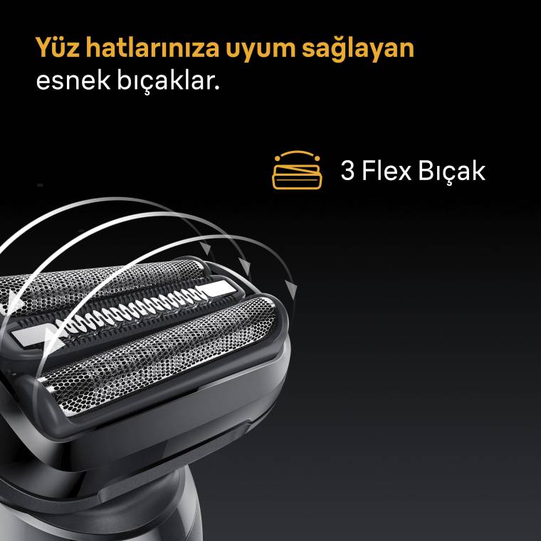 Braun Series 5 Elektrikli Tıraş Makinesi, Islak ve Kuru, Hassas Düzeltici Başlık, 52-N1200S