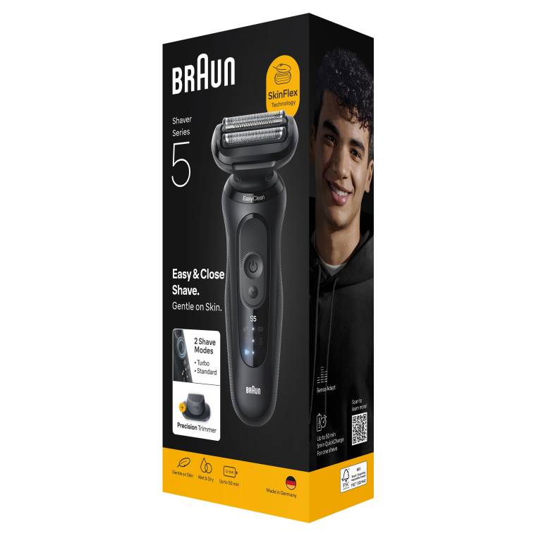Braun Series 5 Elektrikli Tıraş Makinesi, Islak ve Kuru, Hassas Düzeltici Başlık, 52-N1200S
