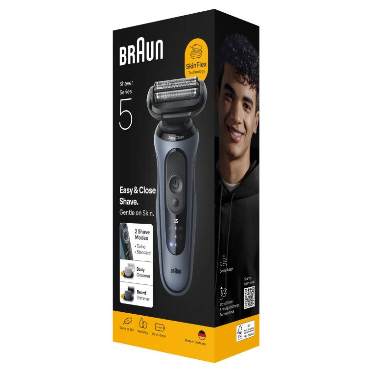 Braun Series 5 Elektrikli Tıraş Makinesi, Islak ve Kuru, Hassas Düzeltici, Vücut, 52-A1650S