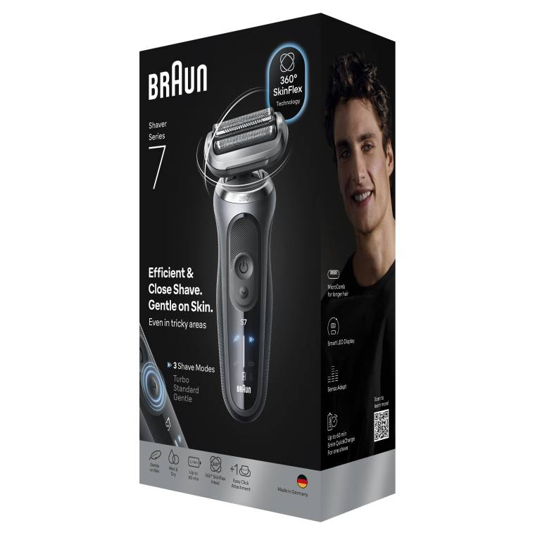Braun Series 7 Elektrikli Tıraş Makinesi, Islak ve Kuru, Hassas Düzeltici Başlık, 72-G1200S