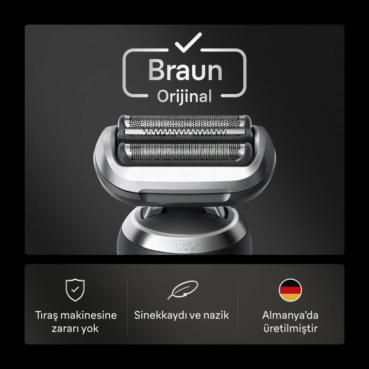 Braun Series 7 Elektrikli Tıraş Makinesi Yedek Başlığı, 74S