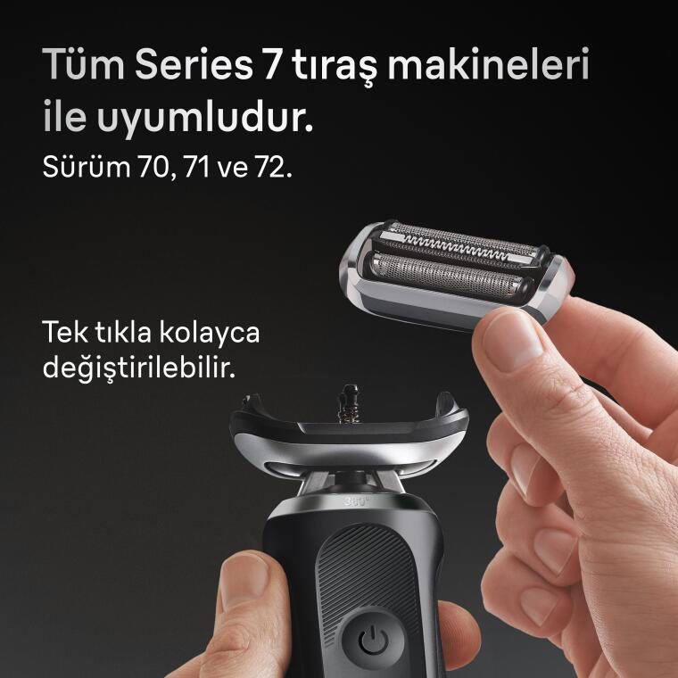 Braun Series 7 Elektrikli Tıraş Makinesi Yedek Başlığı, 74S