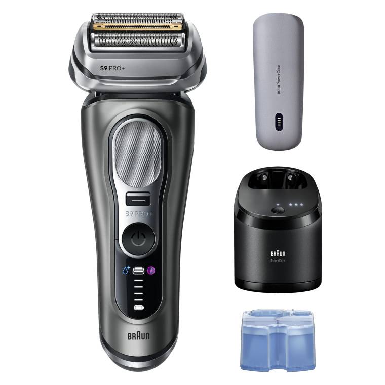 Braun Series 9 PRO+ Elektrikli Tıraş Makinesi, Islak ve Kuru, SmartCare Merkezi, 9675CC