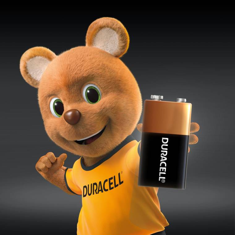 Duracell Alkalin 9V Pil, (6LR61 / MN1604), 1'li Paket