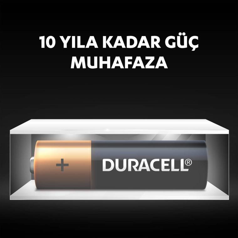 Duracell Alkalin AA Piller, 6'lı paket