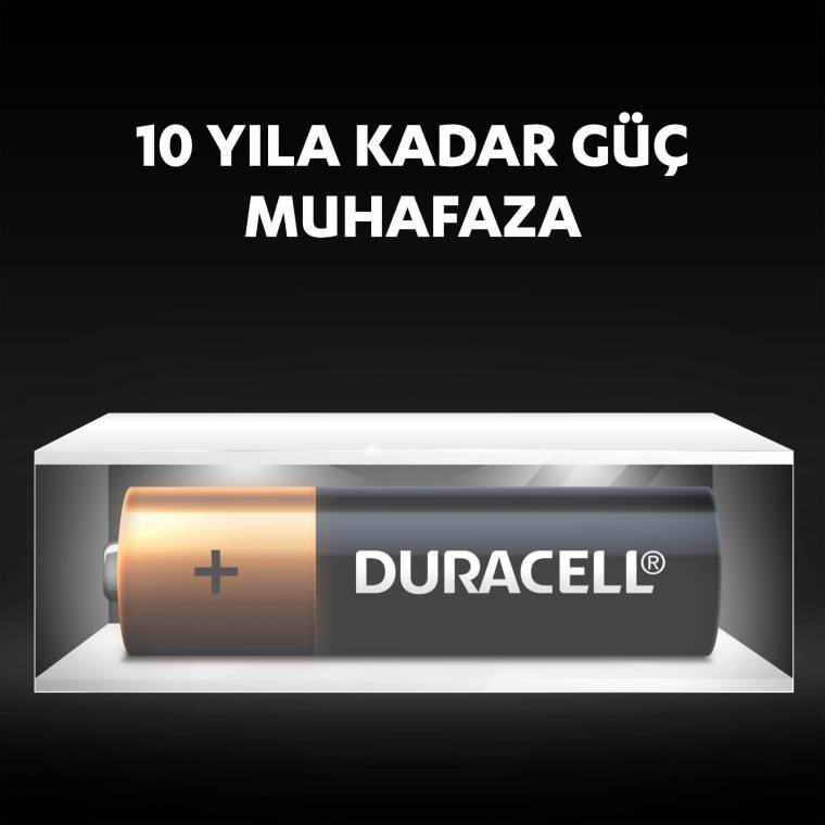 Duracell Alkalin AAA İnce Kalem Pil, 1,5V (LR03 / MN2400), 10’lu Paket