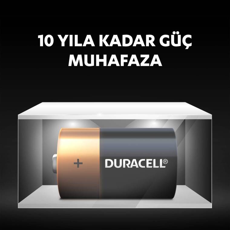 Duracell Alkalin D Piller, 2’li paket
