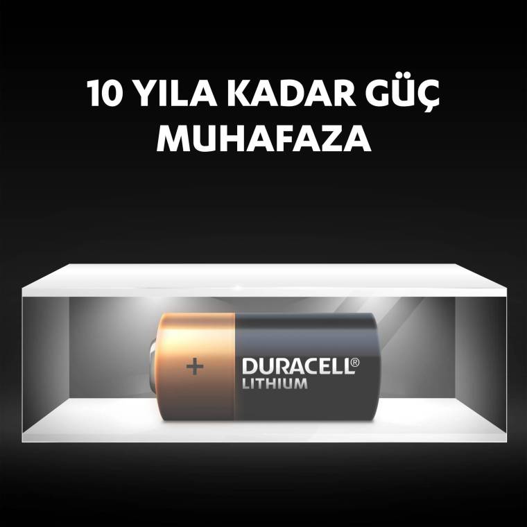Duracell Yüksek Güçlü Lityum 123 Pil 3V, 2'li paket (CR123 / CR123A / CR17345)