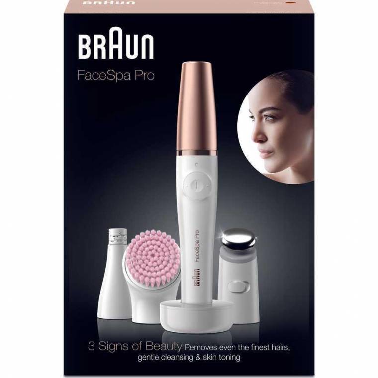 Braun FaceSpa Pro 912 Şarjlı Yüz Epilatörü 3’ü 1 Arada Epilasyon ve Cilt Bakım Seti