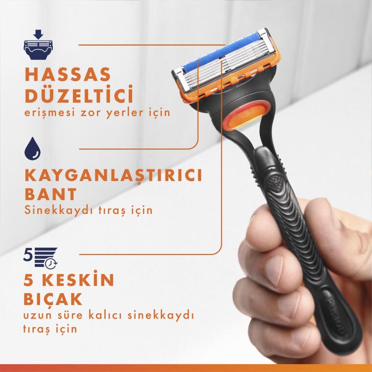 Gillette Fusion 4'lü Yedek Tıraş Bıçağı