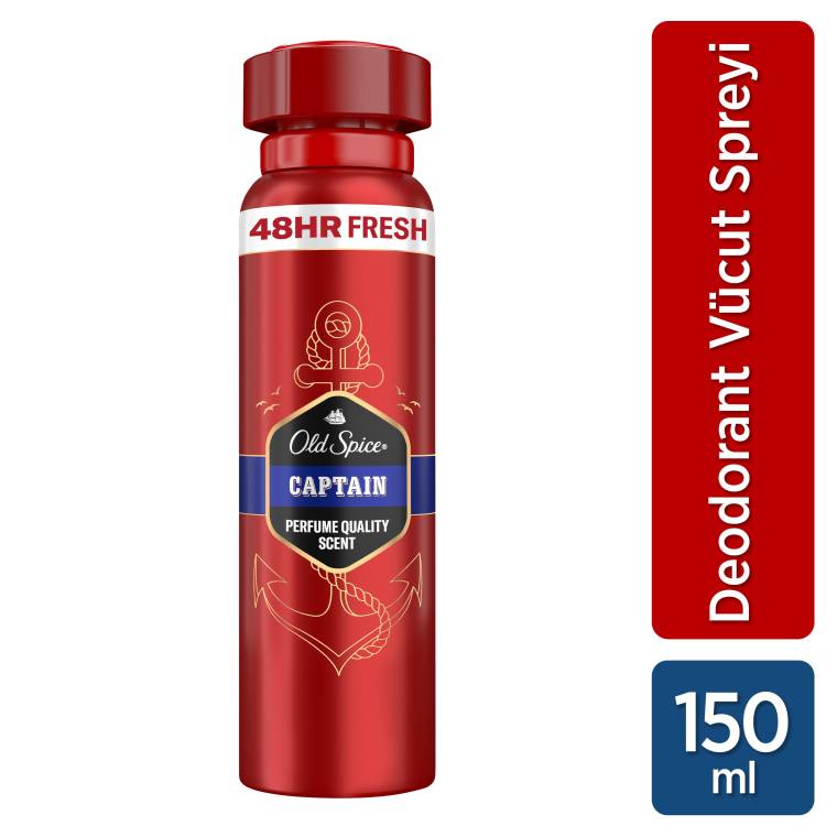 Old Spice Captain Erkek Deodorant Vücut Spreyi 150 ml