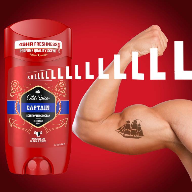 Old Spice Captain Erkekler için Deodorant Stick 85 ml XL Büyük Boy