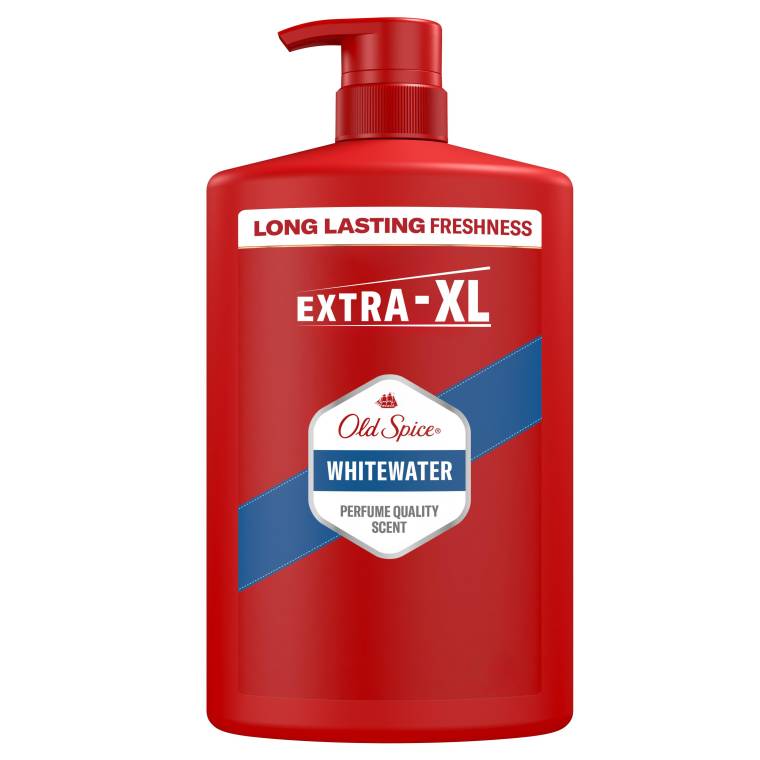 Old Spice Whitewater Erkek Duş Jeli ve Şampuan 1000 ml XXL Büyük Boy
