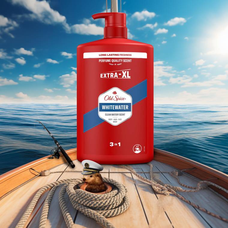 Old Spice Whitewater Erkek Duş Jeli ve Şampuan 1000 ml XXL Büyük Boy