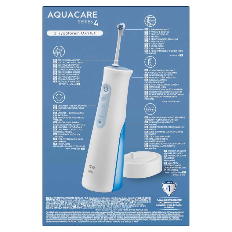 Oral-B AquaCare Series 4 Oxyjet Ağız Duşu