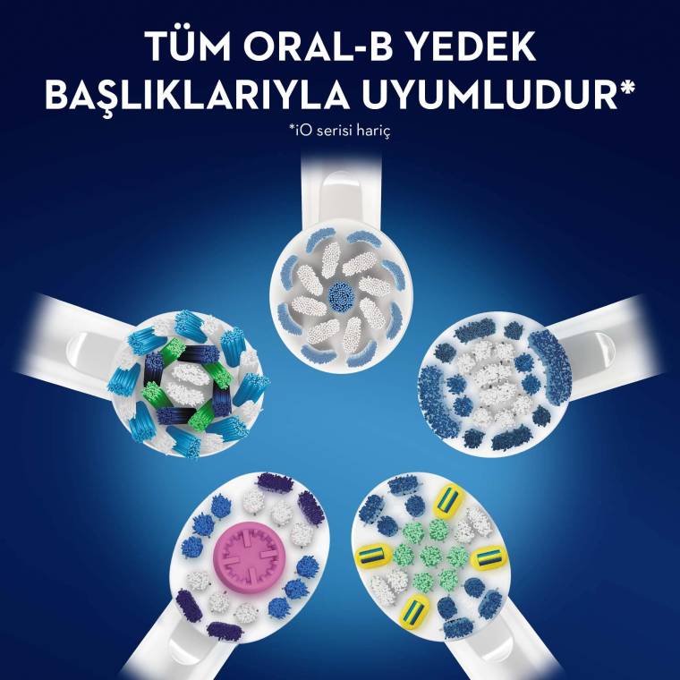 Oral-B D100 Vitality Cross Action Şarjlı Diş Fırçası - Siyah