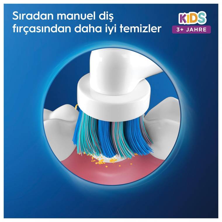 Oral-B D100 Vitality Frozen Özel Seri Çocuklar İçin Şarj Edilebilir Diş Fırçası